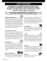 Preview for 24 page of VINCENT CD-S8 Instructions For Use Manual