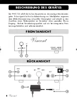 Предварительный просмотр 8 страницы VINCENT PHO-112 Instructions For Use Manual