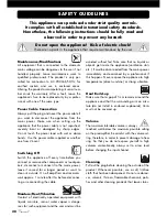 Preview for 20 page of VINCENT SP-994 Instructions For Use Manual