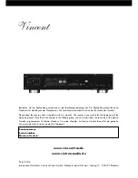 Preview for 60 page of VINCENT STU-1 Instructions For Use Manual