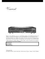 Preview for 96 page of VINCENT SV-122 Instructions For Use Manual