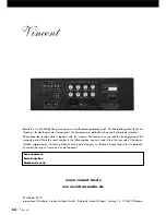 Предварительный просмотр 64 страницы VINCENT SV-227 Instructions For Use Manual