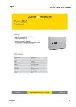 Preview for 27 page of Vingtor Stentofon VMP-5004 Installation & User Manual