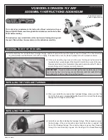 Vinh Quang VQE005 Dragon Fly Assembly Instructions Addendum предпросмотр