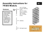 Vinotemp B/D-7 Assembly Instructions preview