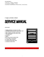 Preview for 1 page of Vinotemp EL-1958BWC Service Manual