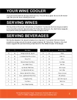 Preview for 2 page of Vinotemp element EL-155SDWS Owner'S Manual