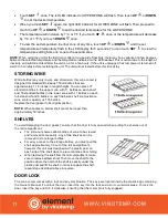 Preview for 11 page of Vinotemp element EL-155SDWS Owner'S Manual