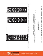 Preview for 8 page of Vinotemp Element EL-168GFEB Owner'S Manual