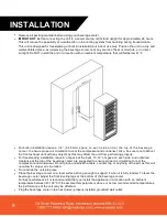 Preview for 10 page of Vinotemp Element EL-168WCBC-L Owner'S Manual