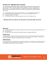 Preview for 13 page of Vinotemp Element EL-168WCBC-L Owner'S Manual