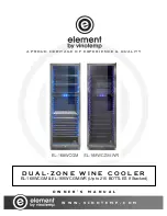 Vinotemp element EL-168WCGM Owner'S Manual preview