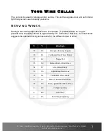 Preview for 3 page of Vinotemp element EL-168WCGM Owner'S Manual