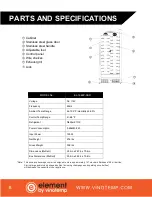 Предварительный просмотр 8 страницы Vinotemp Element EL-168ZZ-SSD Owner'S Manual