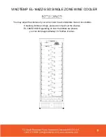 Предварительный просмотр 9 страницы Vinotemp Element EL-168ZZ-SSD Owner'S Manual