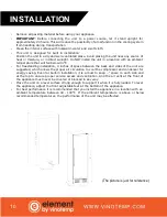 Предварительный просмотр 10 страницы Vinotemp Element EL-168ZZ-SSD Owner'S Manual