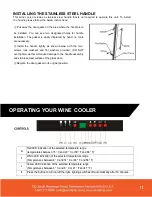 Предварительный просмотр 11 страницы Vinotemp Element EL-168ZZ-SSD Owner'S Manual