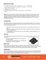 Предварительный просмотр 12 страницы Vinotemp element EL-200ZZ-B Owner'S Manual