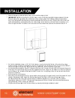 Предварительный просмотр 10 страницы Vinotemp element EL-24THWB Owner'S Manual