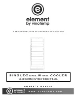 Preview for 1 page of Vinotemp element EL-300COMM Owner'S Manual