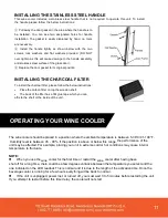 Preview for 11 page of Vinotemp Element EL-300DSWL Owner'S Manual