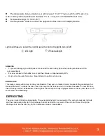 Preview for 13 page of Vinotemp Element EL-300DSWL Owner'S Manual