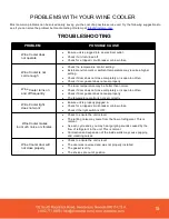 Preview for 15 page of Vinotemp Element EL-32COMM-B Owner'S Manual