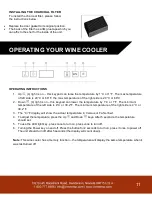 Preview for 11 page of Vinotemp Element EL-36TD180 Owner'S Manual