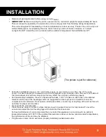 Preview for 9 page of Vinotemp element EL-40WCST Owner'S Manual