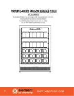 Предварительный просмотр 8 страницы Vinotemp element EL-46WCBC-L Owner'S Manual