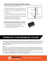 Предварительный просмотр 10 страницы Vinotemp element EL-54BCCOMM-L Owner'S Manual