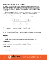 Предварительный просмотр 12 страницы Vinotemp element EL-54BCCOMM-L Owner'S Manual