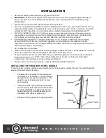 Preview for 10 page of Vinotemp element EL-54COMM Owner'S Manual