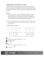 Предварительный просмотр 10 страницы Vinotemp element EL-54WCGM Owner'S Manual