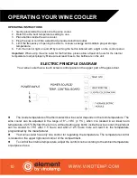 Preview for 10 page of Vinotemp element EL-6SILST Owner'S Manual