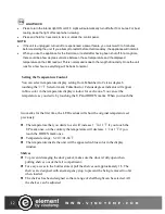 Preview for 12 page of Vinotemp Element EL-BWC101-01 Owner'S Manual