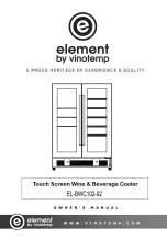 Предварительный просмотр 1 страницы Vinotemp Element EL-BWC102-02 Owner'S Manual