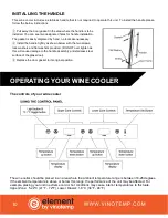 Предварительный просмотр 10 страницы Vinotemp Element EL-BWC108-SS Owner'S Manual