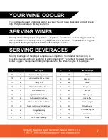 Preview for 2 page of Vinotemp element EL-WCU113-03 Owner'S Manual