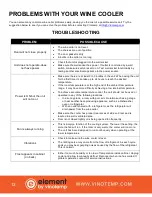 Preview for 13 page of Vinotemp element EL-WCU113-03 Owner'S Manual