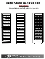 Preview for 10 page of Vinotemp element VT-100MBWB Owner'S Manual