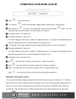 Preview for 12 page of Vinotemp element VT-100MBWB Owner'S Manual