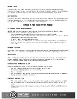 Preview for 14 page of Vinotemp element VT-100MBWB Owner'S Manual