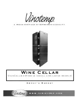 Vinotemp large VinoCellier Owner'S Manual preview