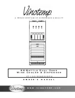 Preview for 1 page of Vinotemp VT-100 WINEDISP4 Owner'S Manual