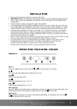 Preview for 9 page of Vinotemp VT-122TS-2Z Owner'S Manual