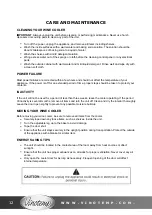 Preview for 12 page of Vinotemp VT-122TS-2Z Owner'S Manual