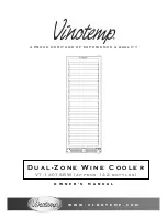 Vinotemp VT-140TSBW Owner'S Manual preview