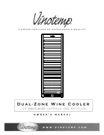 Preview for 1 page of Vinotemp VT-155VCM-GR Owner'S Manual