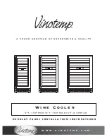 Vinotemp VT-15PR28 Installation Instructions preview